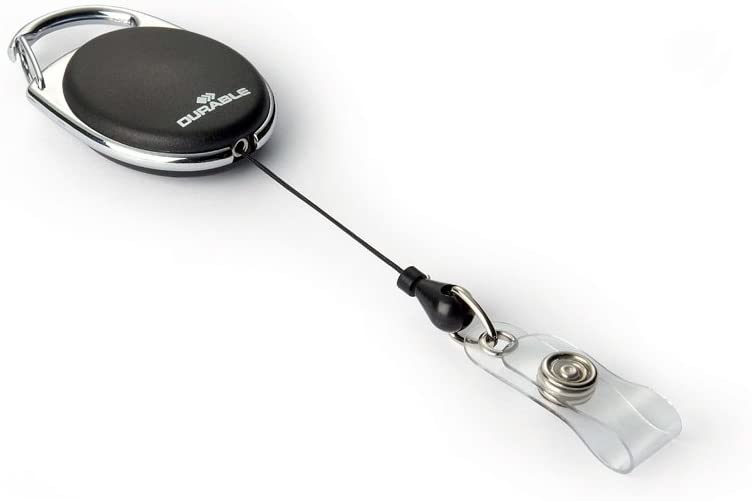 Durable Badge Reel STYLE in Black, 850mm