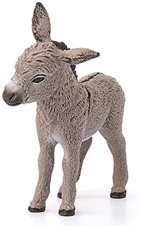SCHLEICH 13746 Donkey foal Farm World Toy Figurine for children aged 3-8 Years, Gray, 2.76 inches - Image 3