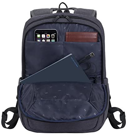 Rivacase 7760 39,6 cm (15.6") Étui sac à dos Noir, Black, 15,6 pouces - Image 4