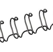 Fellowes 8mm Wire Binding Combs, 100 Pack - Black