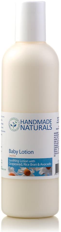Handmade Naturals Sensitive Baby Lotion with Grapeseed, Rice Bran & Avocado Oils