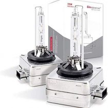D3S Xenon HID Headlights Bulb - 6000K 35W Replacement Lights -2 Yrs Warranty- Pack of 2