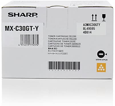 Sharp MXC30GTY Laser Toner for Mxc250F - Yellow