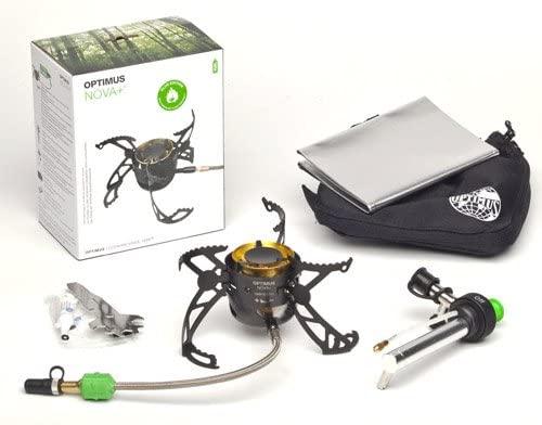 Optimus Nova+ Stove, Black/Green