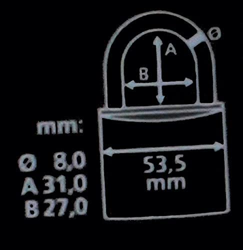 Burg-Wächter Look + Write 402 50 SB Cylinder Lock, Multi-Colour - Image 3