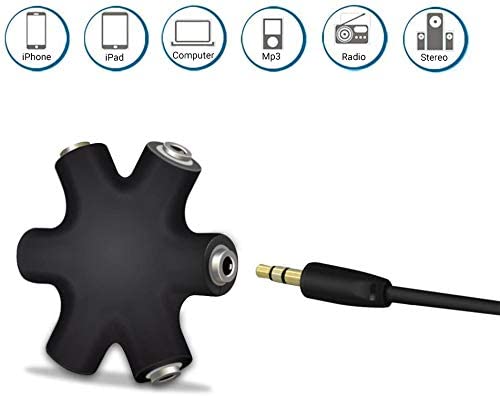 ULTRICS Headphone Splitter, 3.5mm Male to Female Multi Earphone Audio Splitter - Image 3