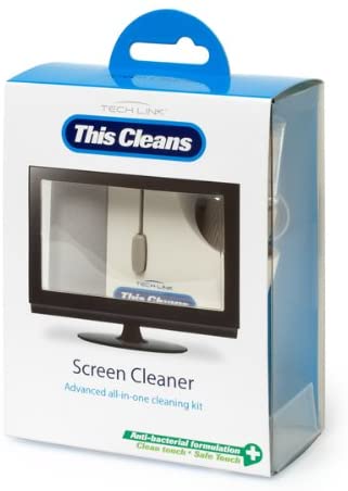 Techlink Screen Cleaning Kit for LCD/Plasma TVs, white, 30ml liquid spray - Image 3