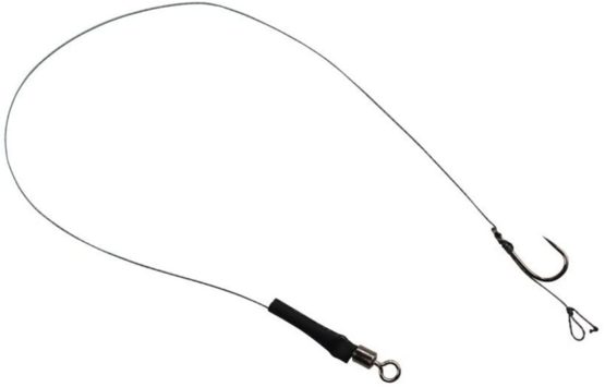 NewShot 6x Ready Tied Hair Rigs Barbless Curved Hook with Boilie Bait Stops Dumbell Stop/Hair Extender Boilie Bait Stops for Carp/Coarse Fishing - Image 4