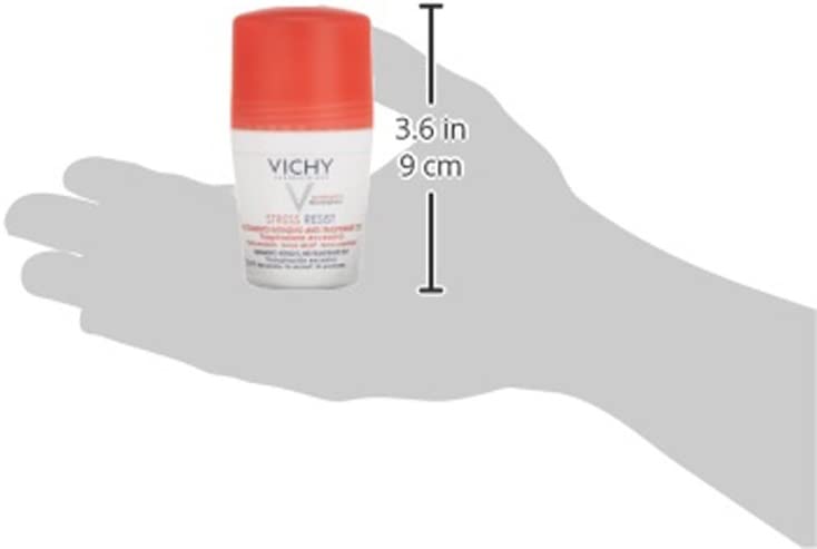 Vichy Deodorant Dermo-Tolerance, 72HR Stress Resist Roll-On Anti-Perspirant, for Sensitive Skin With Perlite & Perspicalm, 50ml - Image 3