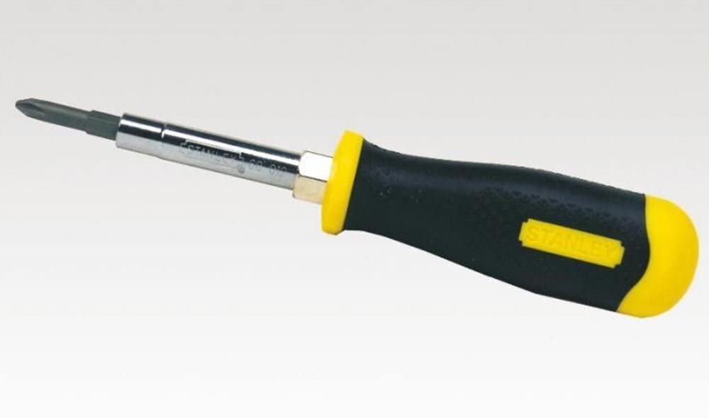 Stanley 6 Way Screwdriver Yellow and Black STA068012 - Image 4