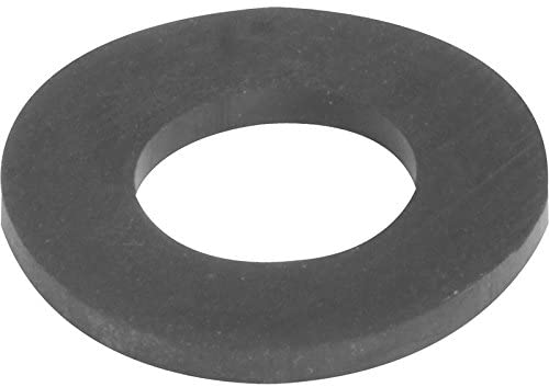 Merriway BH03603 (10 Pcs) Black Washer For Washing Machine Hoses - Pack of 10 Pieces, 0.375 inches
