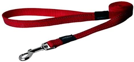 Rogz Utility Red Fixed Lead Snake, Medium