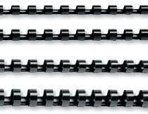 Q Connect 16mm Binding Comb - Black (Pack of 50)