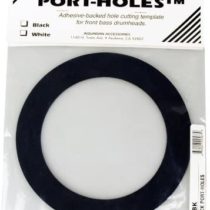 AQUARIAN Phbk Port Hole Template - 5 Inch - Black 1 - Pack
