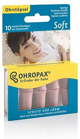 2 Packs of Ohropax Earplugs Soft - 10, Normal, 10 count (Pack of 2)