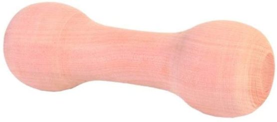 Trixie Rounded Wooden Retrieving Dumbbell, 125 g