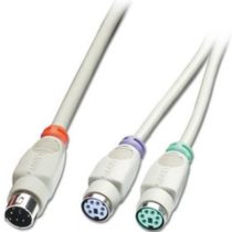 LINDY PS/2 Y-Adaptor Cable, 0.15m