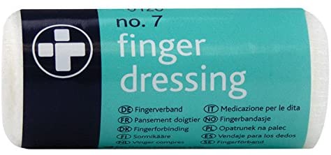 Reliance Medical Finger Dressing with Bandage, Low Adherent Pad for Enhanced Protection Self-Application