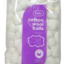 Pretty White Cotton Wool Balls, 100 g