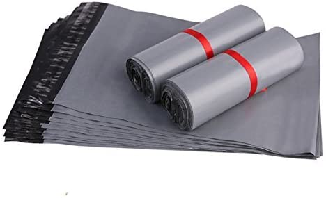 25 Mailing postal bags STRONG, Self-Seal 12 x 16 (305x405) plastic, Grey, 14 x 16