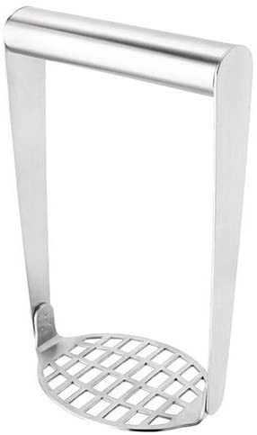 Stellar Potato Masher, Wood, Brown, 18cm