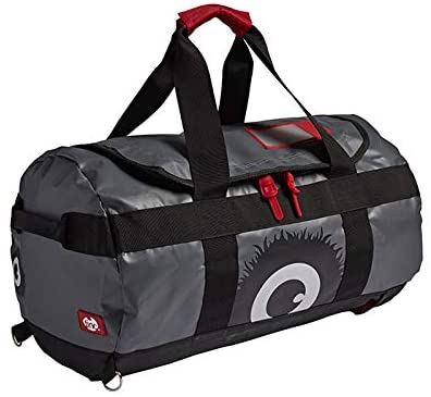 Tinc Kronk Character Explorer Bag for Kids | Water Resistant Sports Bag - Weekend Travel - Holdall Duffle Bag - Carry Handles & Hidden Backpack Straps |- Size 35L 50cm x 35cm x 20cm - Black