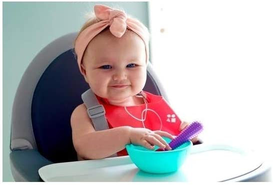 Silikids Silibib Silicone Baby Bib (Lime) - Image 4
