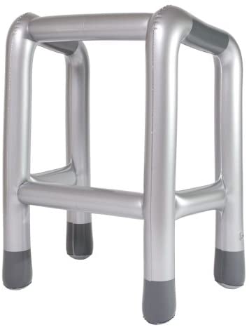 FNA Fashions® - Inflatable Walking Blow Up Zimmer Frame Joke Dress Up Gift Present Fancy Dress Party Wear Accessory