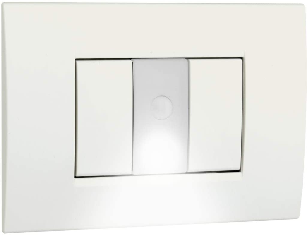 VEMER VE770600 Model MUVY Step Marker lamp. Flush-mounting, 230Vac. Opal White, Bianco Opale