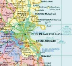 Laminated Wall Map Of Ireland, Laminated Large Wall Map, 84cm x 100cm, Perfect for Schools Offices and Businesses - Image 2