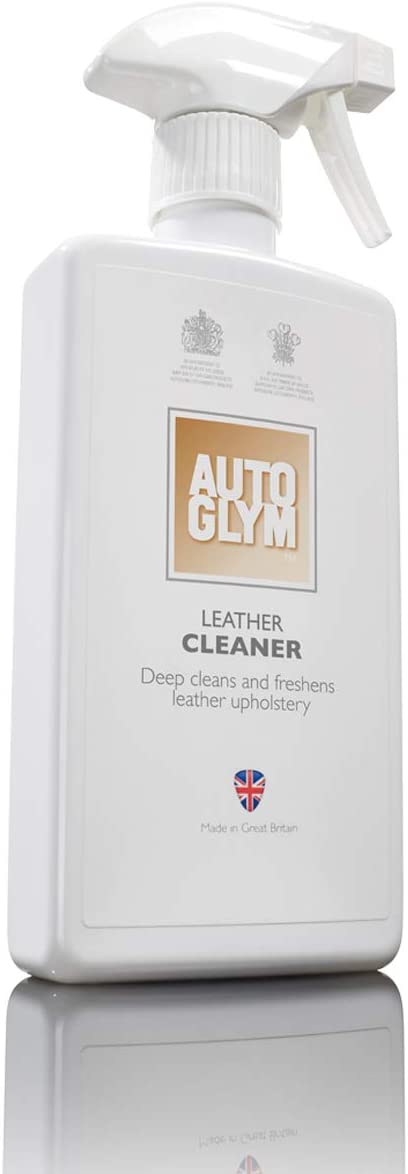 Autoglym Leather Cleaner, 500ml - Car Leather Cleaner Deep Cleans and Freshens Automotive Leather Upholstery