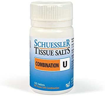 Schuessler Tissue Salts Combination U - 125 Tablets, 125 count (Pack of 1)