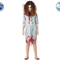 Atosa 61265 Costume Possessed White Monsters, Girl, 5-6 Years