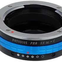 Fotodiox Pro Lens Mount Adapter, for Sony Alpha DSLR lens to C-mount Movie Cameras and CCTV Cameras