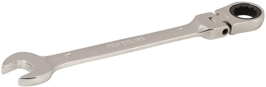 Silverline 580470 Flexible Head Ratchet Spanner 17 mm - Image 3