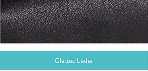 Clairefontaine 8324C, One Round Schoolbag, Dimensions: diameter 3,5 x 18 cm, Made of Genuine Lambskin Leather, Black Colour - Image 4