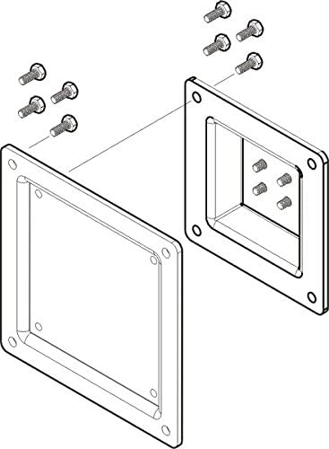 Newstar FPMA-VESA100 VESA Conversion Plate from VESA 75x75mm to 100x100mm - Black - Image 4