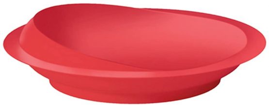 Aidapt Red Scoop Plate (Eligible for VAT relief in the UK)