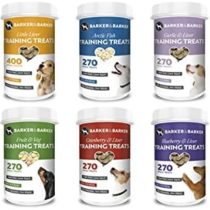 Barker and Barker Low Fat Dog Training Treats Multi Treats Selection 6 Pots of SMALL treats