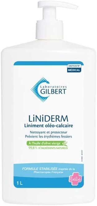 Gilbert Liniderm Oil-Limestone Liniment Pump-Bottle 1L, 1 l (Pack of 1)