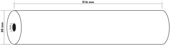 Exacompta 216 mm x 30 m Fax Machine Rolls - White - Image 2