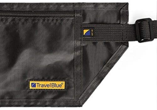 Travel Blue Lightweight RFID Blocking Money Belt, Passport Holder Travel Wallet & Bum Bag - Image 2