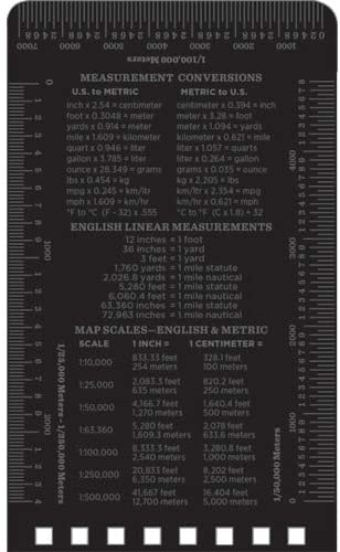 Rite in the Rain Waterproof Paper Universal Pocket Top Wire Bound Spiral Notebook Black 100 Pages 50 Sheets Imperial & Metric Ruler 3 x 5 Inch - Image 3