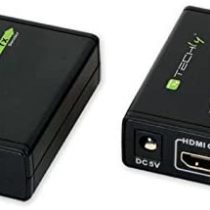 Techly IDATA EXT-E70 HDMI Extender, Black