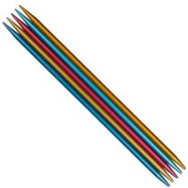Addi Colibri Double Pointed Needles, Multi-Colour 15cm 3.25mm, Metal, 24 x 4 x 1 cm