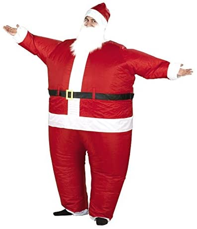 AirSuits Inflatable Santa Father Christmas Fancy Dress Costume Air ...