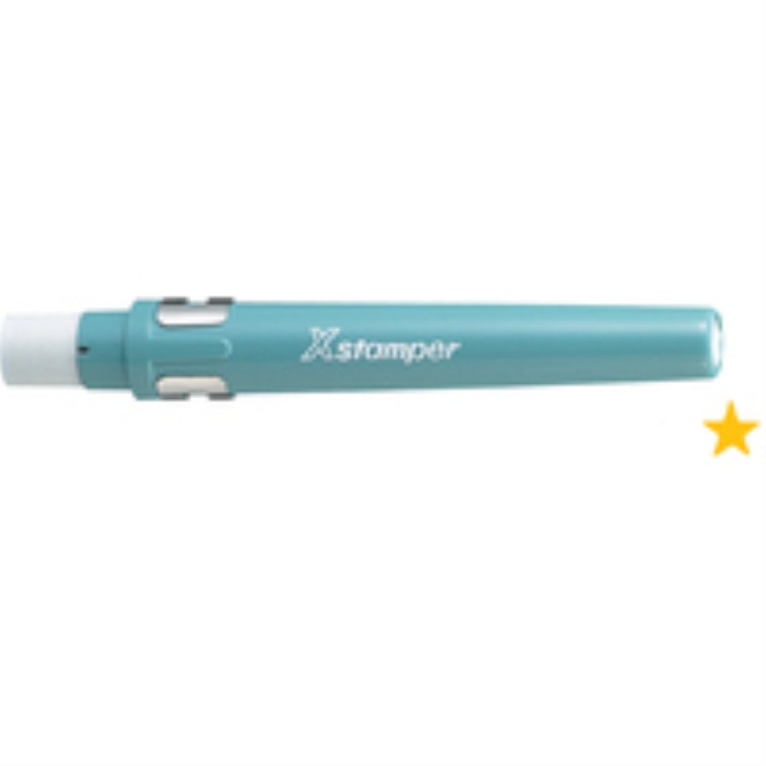 X-stamper Stick Star Stamp - Gold, Blue Body - Gold Ink, Small