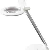 Daylight Company Halo Table Magnifier, Metal, White