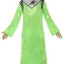 ATOSA 20744 Green Costume Alien 7-9 Years Boy-Fantansy, 128 (EU)