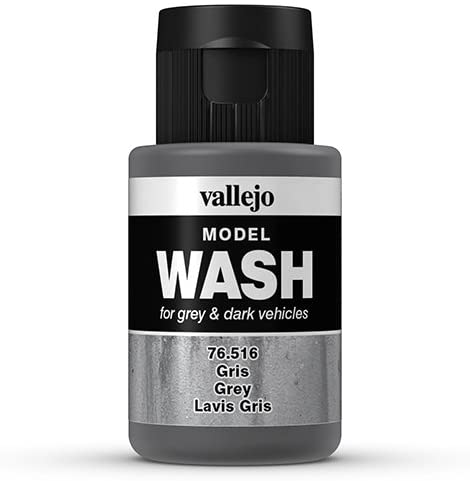 Vallejo Model Color 35 ml Wash Paints - Grey, 35 ml (Pack of 1)